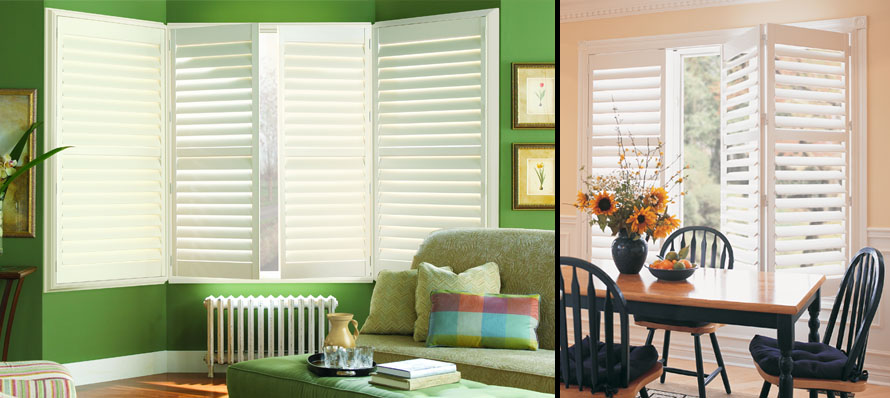 Hunter Douglas Palm Beach Bay Window and Bifold Shutters