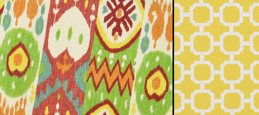 Maxwell Fabrics San Miguel and Chain Reaction