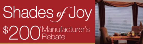 Hunter Douglas: “Shades of Joy” Limited Time Offer