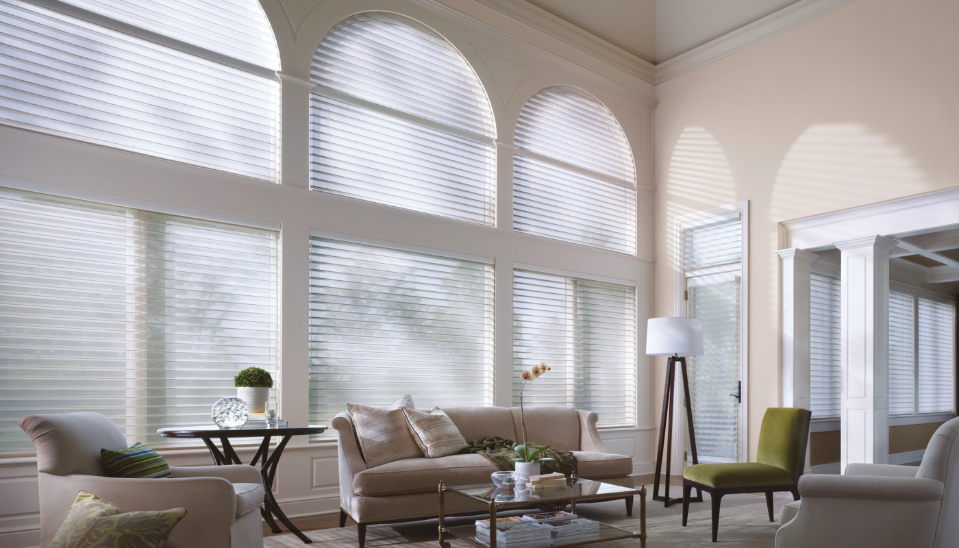 Hunter Douglas Nantucket - Boardwalk (arched transom windows)