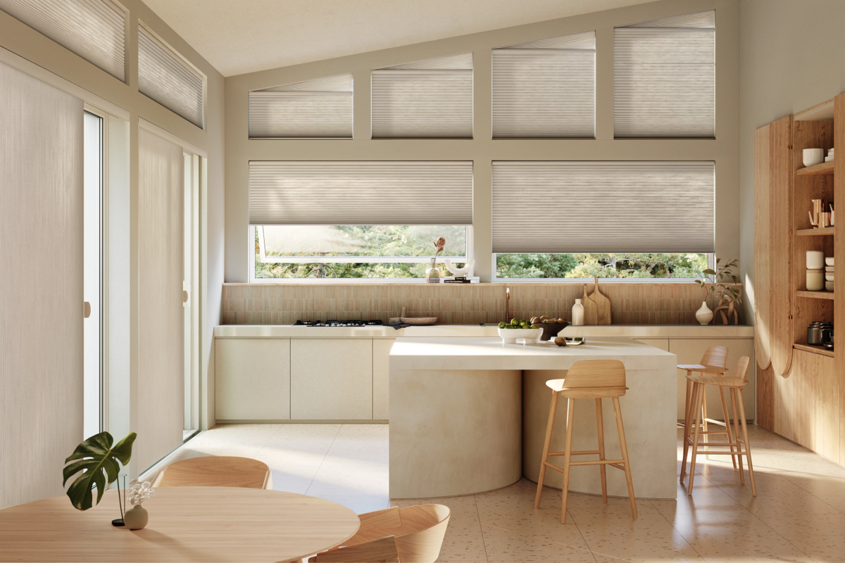 Hunter Douglas Applause shades - Kinship arched shades