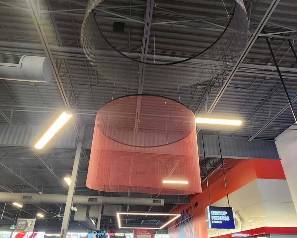 Coil Drapery (Goodlife Fitness 3)