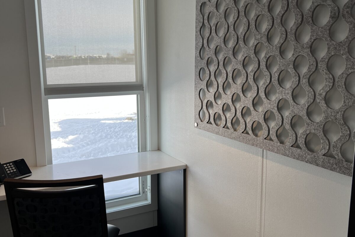 Acoustic wall panels Red Deer Recovery