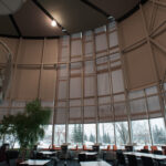 Motorized Screen Roller Shades 35 feet tall 1
